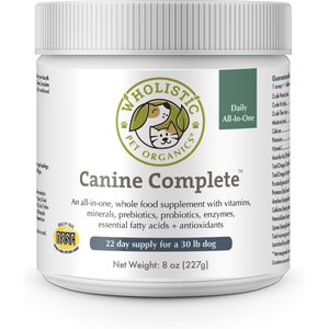 Wholistic Pet Organics Canine Complete Powder Multivitamin for Dogs, 8-oz