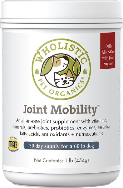 Wholistic Pet Organics Joint Mobility All-In-One Supplement, 1-lb slide 1 of 5