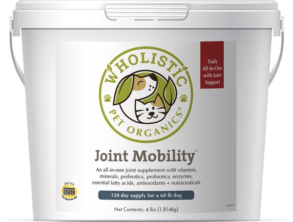 Wholistic Pet Organics Joint Mobility All-In-One Supplement, 4-lb slide 1 of 4