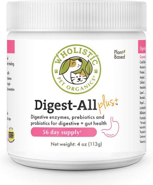 Wholistic Pet Organics Digest-All Plus Digestive Support for Dogs & Cats Supplement, 4-oz slide 1 of 6