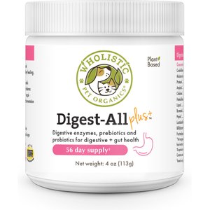 Wholistic Pet Organics Digest-All Plus Digestive Support for Dogs & Cats Supplement, 4-oz