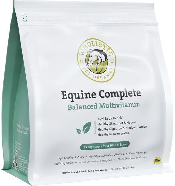 Wholistic Pet Organics Equine Complete All-In-One Powder Horse Supplement, 4-lb slide 1 of 3