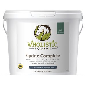 Wholistic Pet Organics Equine Complete All-In-One Powder Horse Supplement, 4-lb