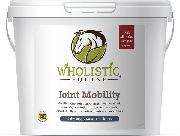 Wholistic Pet Organics Equine Complete Plus Joint Mobility Powder Horse Supplement, 18-lb slide 1 of 3