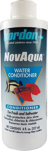 Kordon NovAqua Plus Aquarium Water Conditioner, 8-oz bottle slide 1 of 2