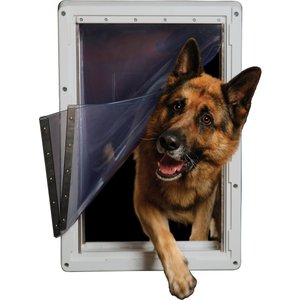 Ideal Pet Products Designer Series Ruff-Weather Pet Door, Tinted, Super Large
