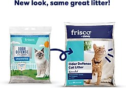 Frisco Unscented Odor Defense Clumping Clay Cat Litter, 35-lb bag slide 2 of 7