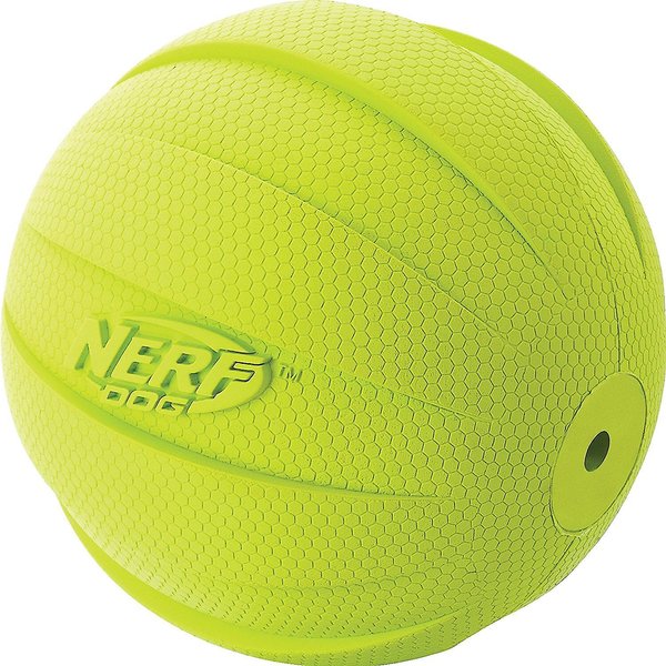 Nerf Dog Squeak Ball Dog Toy, Large, Green slide 1 of 5
