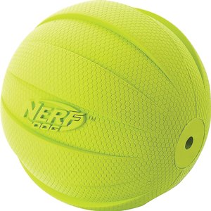 Nerf Dog Squeak Ball Dog Toy, Large, Green