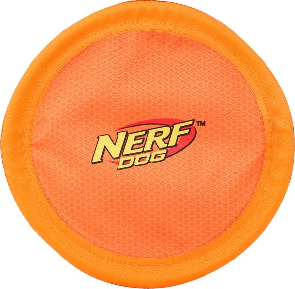 Nerf Dog Nylon Dog Flyer Dog Toy, Medium, Orange slide 1 of 6
