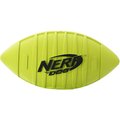 Nerf Dog Classic Squeak Ridged Football Dog Toy, Medium, Green