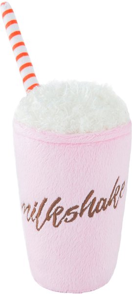 P.L.A.Y. Pet Lifestyle and You American Classic Food Milkshake Squeaky Plush Dog Toy slide 1 of 4