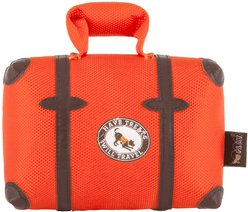 P.L.A.Y. Pet Lifestyle and You Globetrotter Suitcase Squeaky Plush Dog Toy slide 2 of 7