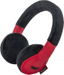 P.L.A.Y. Pet Lifestyle and You Globetrotter Headphone Squeaky Plush Dog Toy