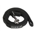 Puppia Two-Tone Polyester Dog Leash, Black, Medium: 3.94-ft long, 0.6-in wide