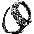 Puppia Vivien A Style Polyester Back Clip Dog Harness, Black, Medium: 15 to 22-in chest