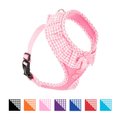 Puppia Vivien A Style Polyester Back Clip Dog Harness, Pink, Medium: 15 to 22-in chest