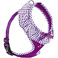 Puppia Vivien A Style Polyester Back Clip Dog Harness, Purple, Medium: 15 to 22-in chest
