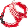 Puppia Vivien A Style Polyester Back Clip Dog Harness, Red, X-Small: 9 to 12.5-in chest