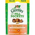 Greenies Pill Pockets Feline Chicken Flavor Natural Soft Adult Cat Treats, 85 count