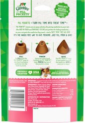 Greenies Pill Pockets Feline Natural Salmon Flavor Soft Adult Cat Treats, Salmon Flavor, 3-oz bag, 85 count slide 2 of 8
