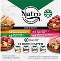 Nutro Grain-Free Beef, Chicken, Turkey & Lamb Stew Cuts in Gravy Variety Pack Adult Dog Food Trays, 3.5-oz, case of 24