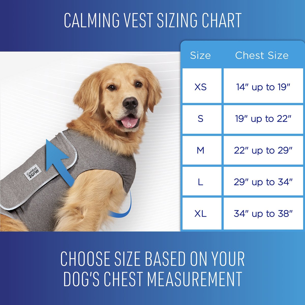 Comfort zone dog vest sale