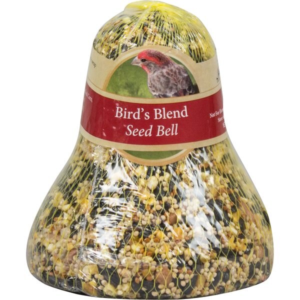 HEATH Bird's Blend Seed Bell Wild Bird Food, 14oz, case of 6