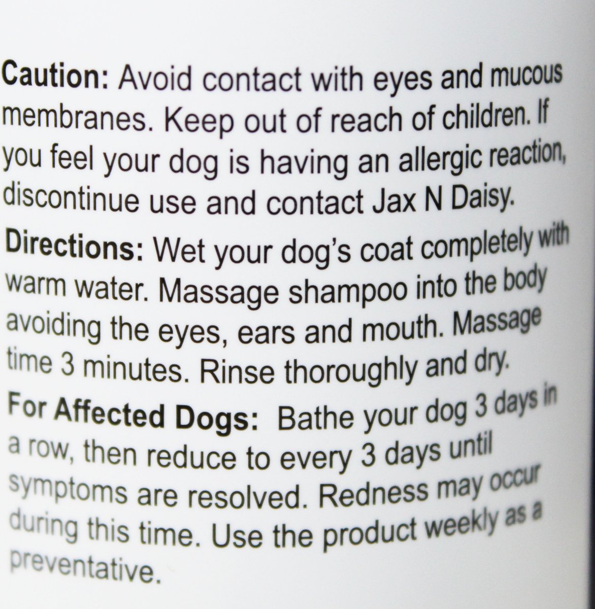 JAX N DAISY Antifungal & Antibacterial Dog Shampoo, 16oz bottle