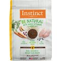 Instinct Be Natural Real Chicken & Brown Rice Recipe Freeze-Dried Raw Coated Dry Dog Food, 25-lb bag