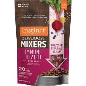 Instinct Freeze-Dried Raw Boost Mixers Grain-Free Immune Health Recipe Dog Food Topper, 5.5-oz bag