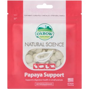 Oxbow Natural Science Papaya Support Digestive Health Small Animal Supplement, 1.16-oz bag