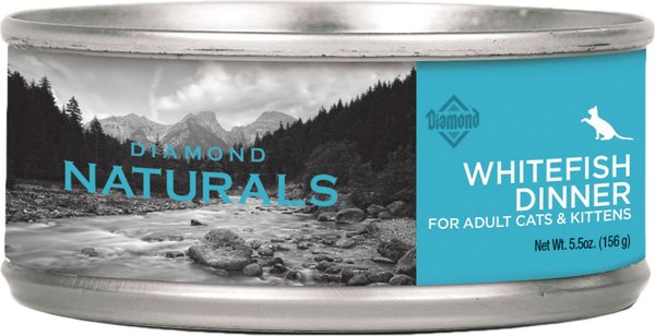 Diamond Naturals Whitefish Dinner Adult & Kitten Canned Cat Food