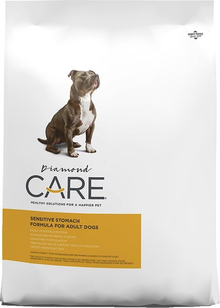 Diamond Care Sensitive Stomach Formula Adult Grain-Free Dry Dog Food, 8-lb bag slide 1 of 8
