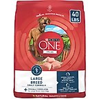 Purina ONE Natural Large Breed +Plus Formula Dry Dog Food, 40-lb bag