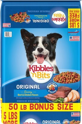 kibbles and bits 50 lb bag