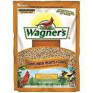 Wagner's Sunflower Hearts & Chips Premium Wild Bird Food, 6-lb bag