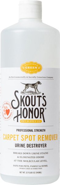 Skout's Honor Professional Strength Carpet Spot Remover Urine Destroyer Dog & Cat Spray, 32-oz bottle slide 1 of 7
