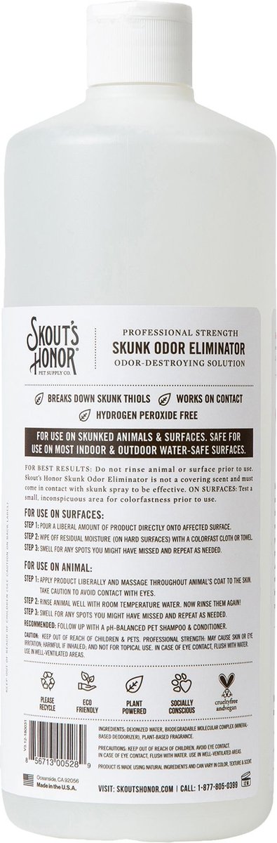 Skout's Honor Professional Strength Skunk Odor Eliminator