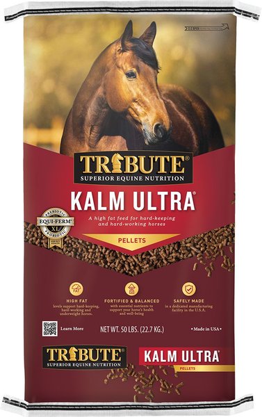 Tribute Equine Nutrition Kalm Ultra High Fat Horse Feed, 50-lb bag slide 1 of 7