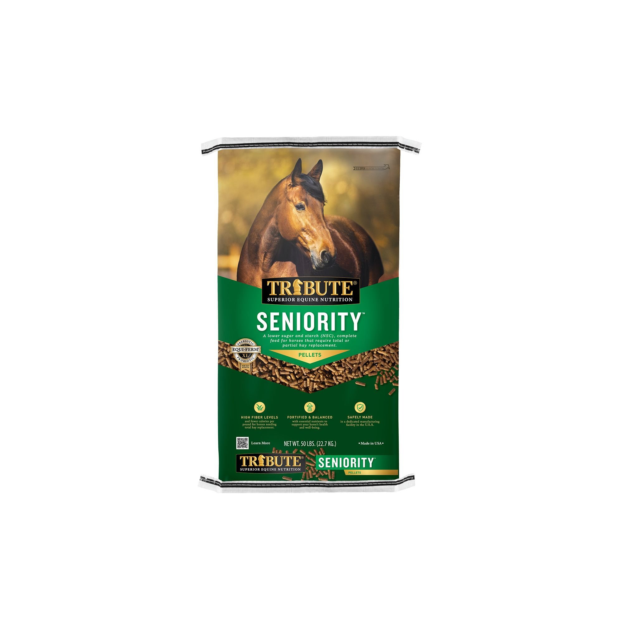 TRIBUTE EQUINE NUTRITION Seniority Pellet Horse Feed reviews