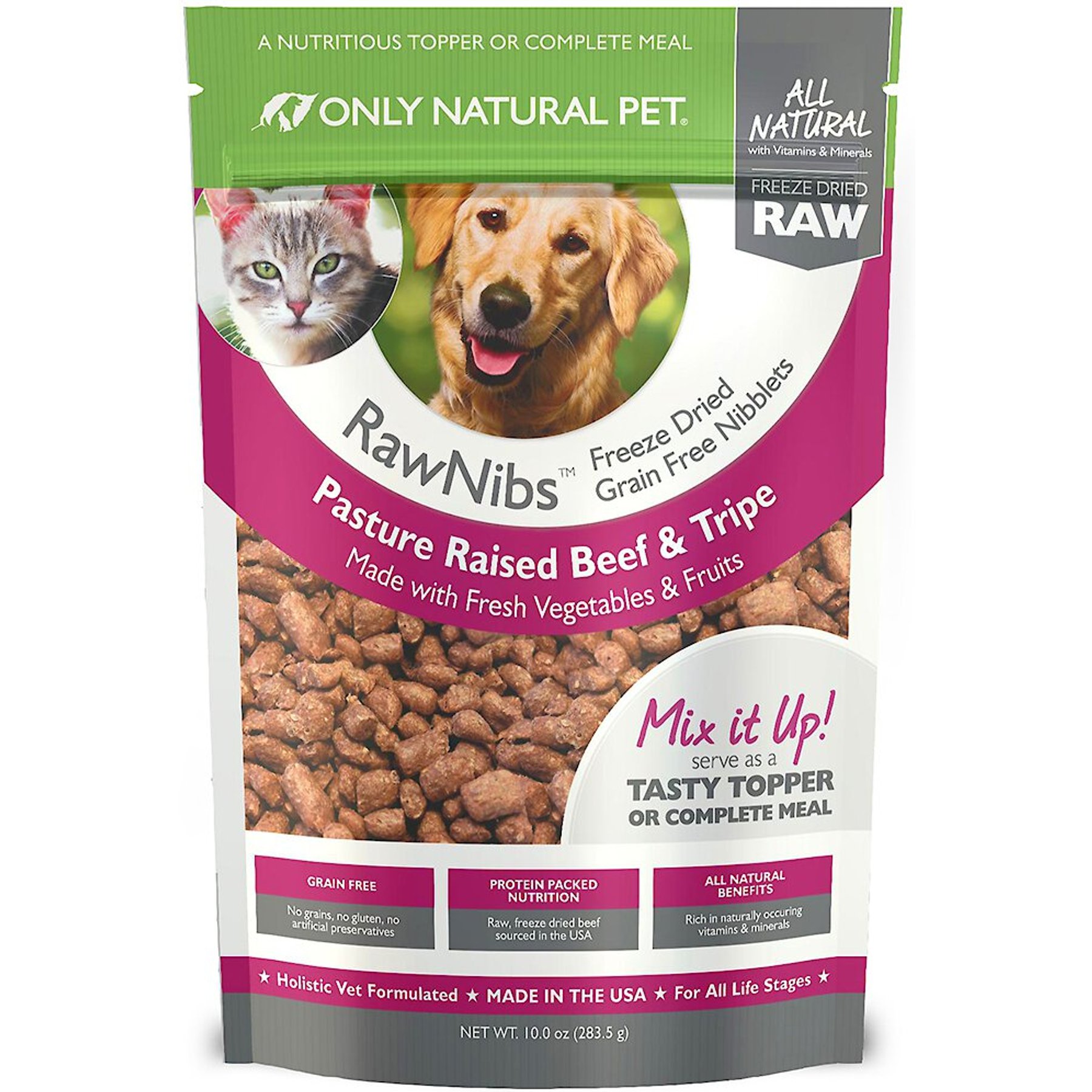 Only natural shop pet raw nibs