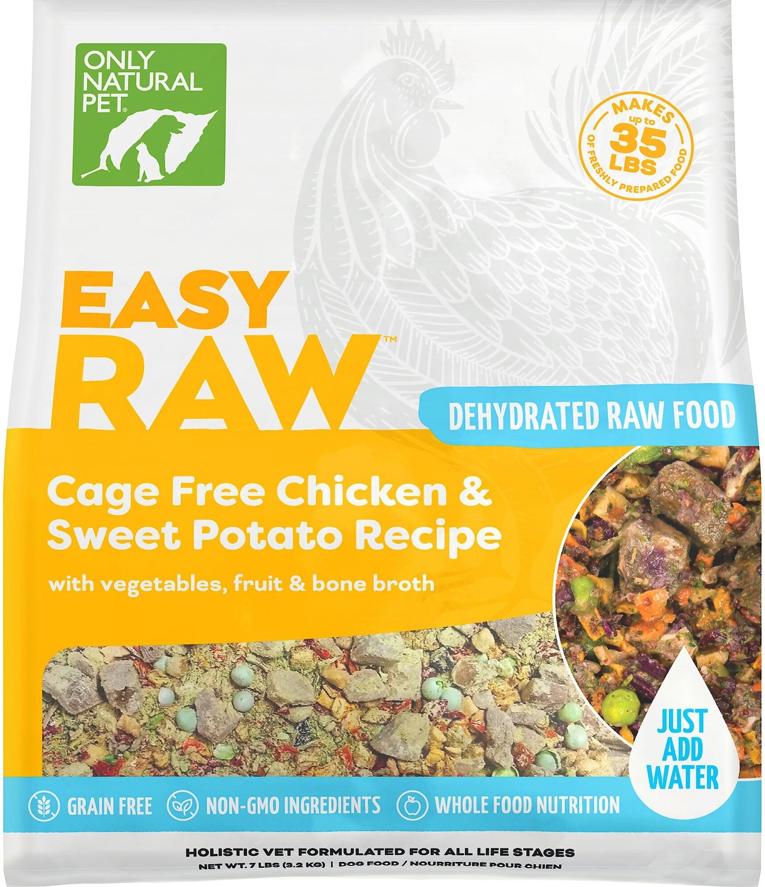 only natural easy raw dog food