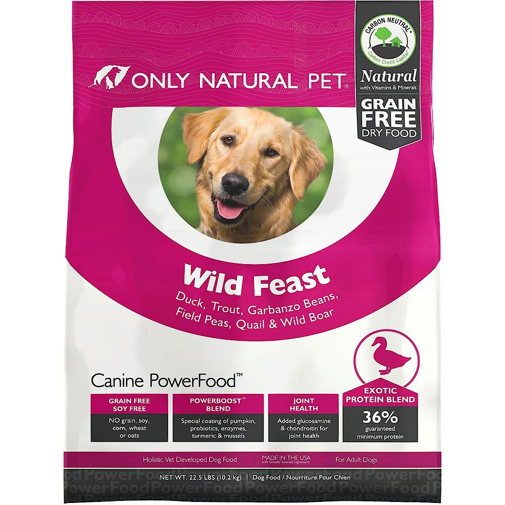 ONLY NATURAL PET Canine PowerFood Wild Feast Grain Free Dry Dog