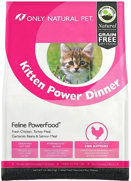 ONLY NATURAL PET Feline PowerFood Kitten Power Dinner Grain Free