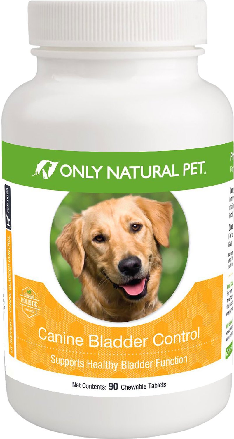 ONLY NATURAL PET Canine Bladder Control Chewable Tablets Dog Supplement ...