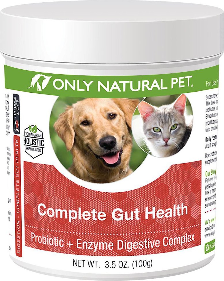 ONLY NATURAL PET Complete Gut Health Probiotic & Enzyme Digestive
