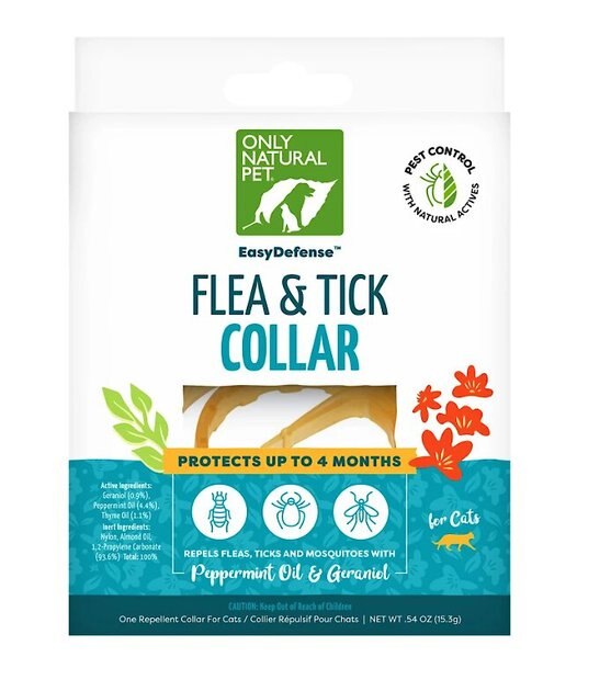 ONLY NATURAL PET EasyDefense Flea & Tick Collar for Cats, 1 Collar (4