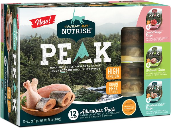 Rachael Ray Nutrish PEAK Natural Grain Free Variety Pack Wet Cat Food