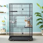 PREVUE PET PRODUCTS Premium Cat Cage Playpen, Black - Chewy.com